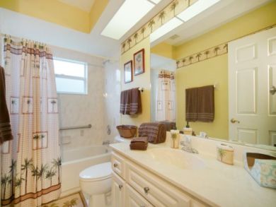 Bathroom with Shower Over Tub
